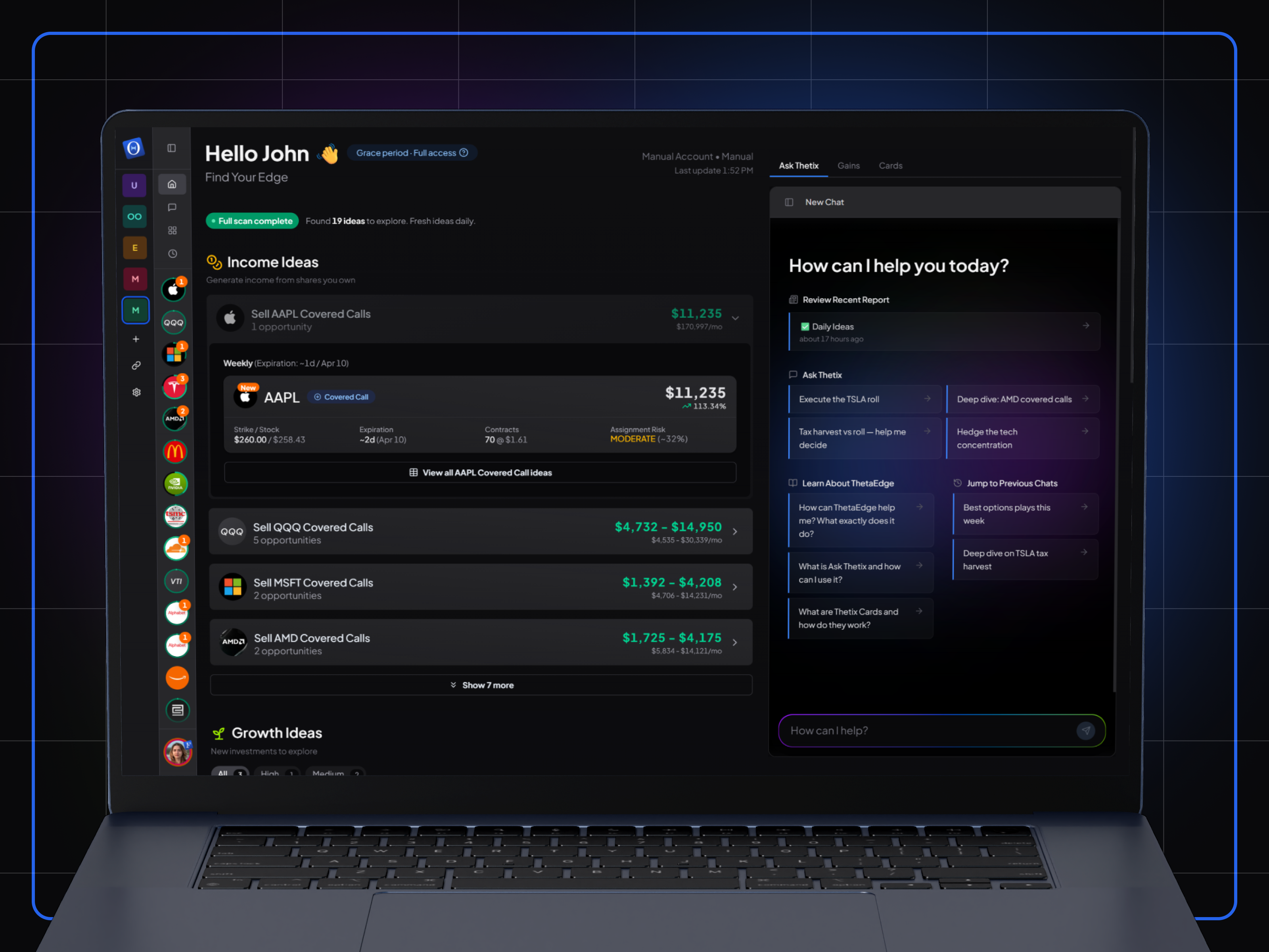 ThetaEdge Dashboard